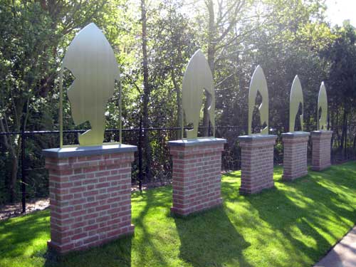 abeeld voor abdij van Egmond